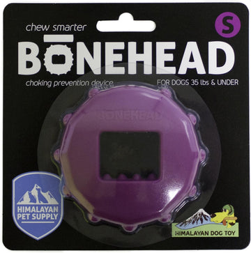 Himalayan Dog Chew Bonehead Small Dog Chew Holder, Secures Chews For Dogs, Chew Smarter And Longer, Stimulate Your Dog, Holds Yak Chews With Screw-In Fastener, 1 Dog Toy