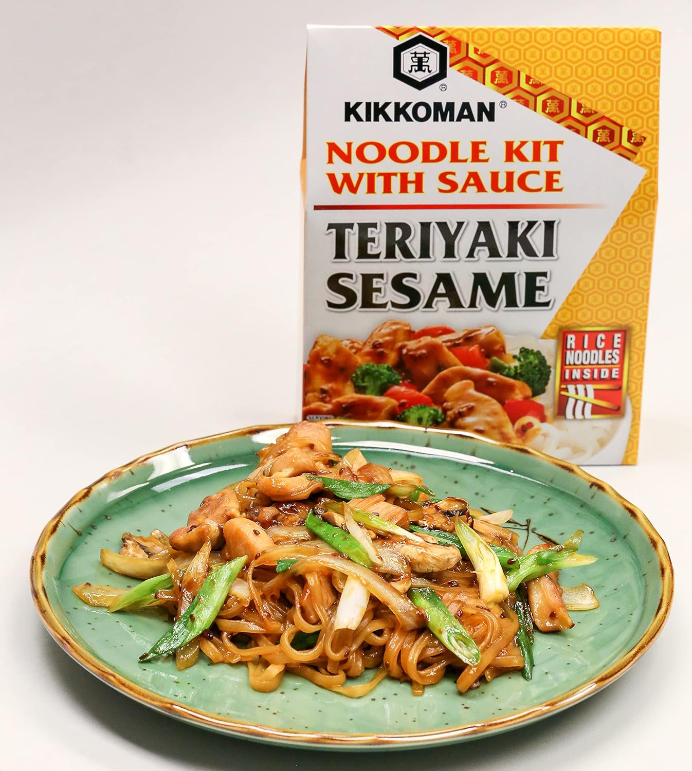 Kikkoman Noodle Kit Teriyaki Sesam, 4.8 Oz (Pack Of 6)