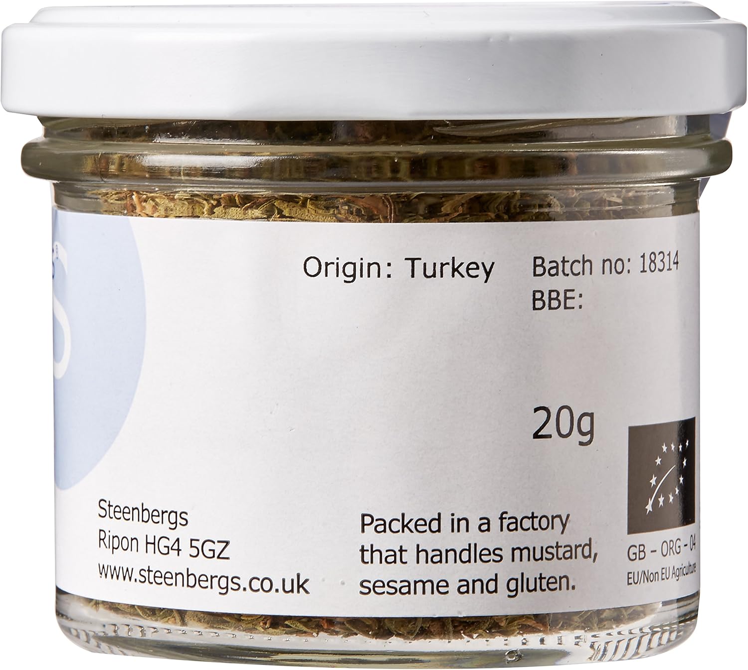 Organic Dried Thyme Standard -15G