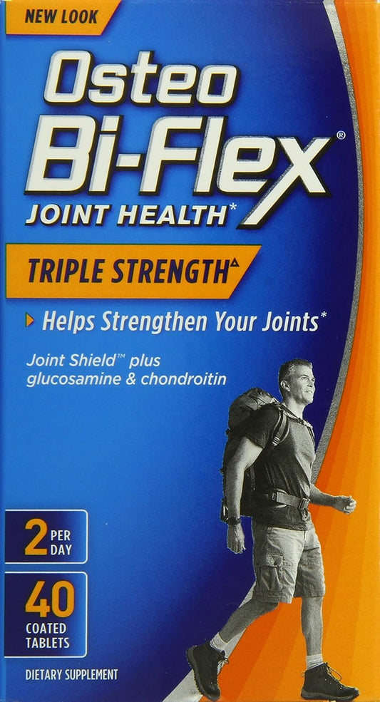 Osteo Biex Triple Strength Glucosamine Chondroitine Joint Supplement, 40 Count