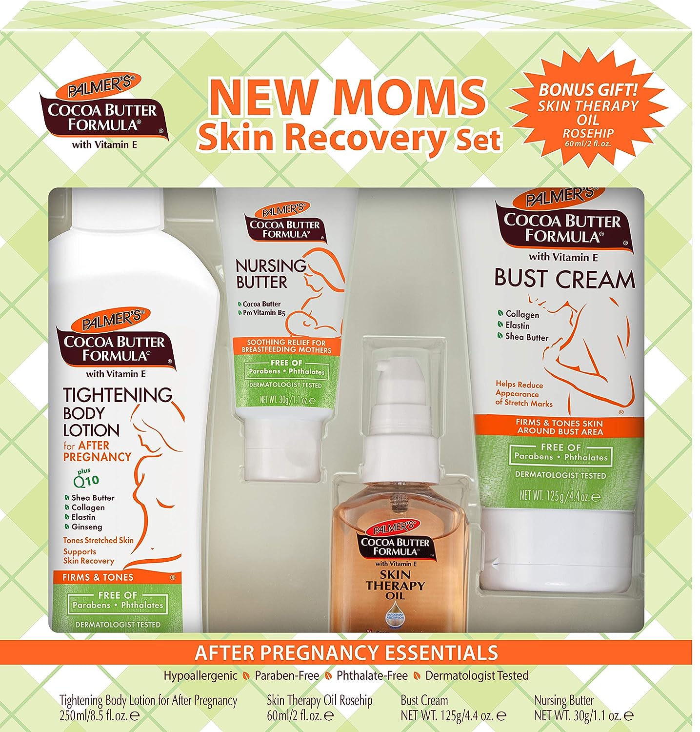 Palmer's Cocoa Butter Formula New Moms Skin Recovery Set (Set of 4)