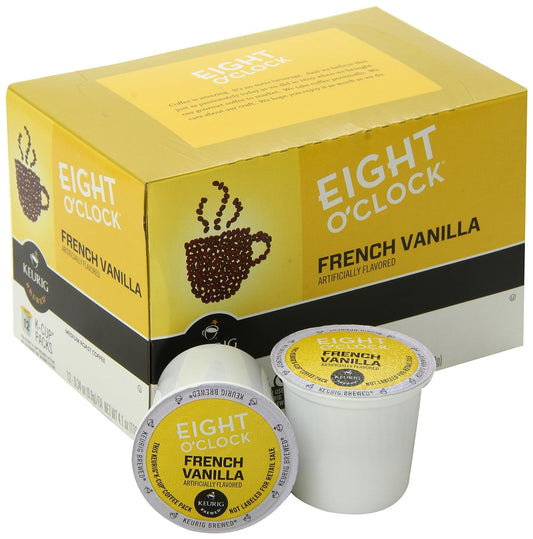 Eight O'Clock Ground Coffee, French Vanilla, 4.1 Ounce