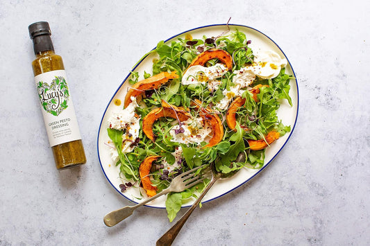 Lucy’S Dressings – Lucy’S Favourites Bundle; Green Pesto Dressing, Lemon & Caper Zesty Dressing And Light & Tangy French Dressing – 3 X 250Ml