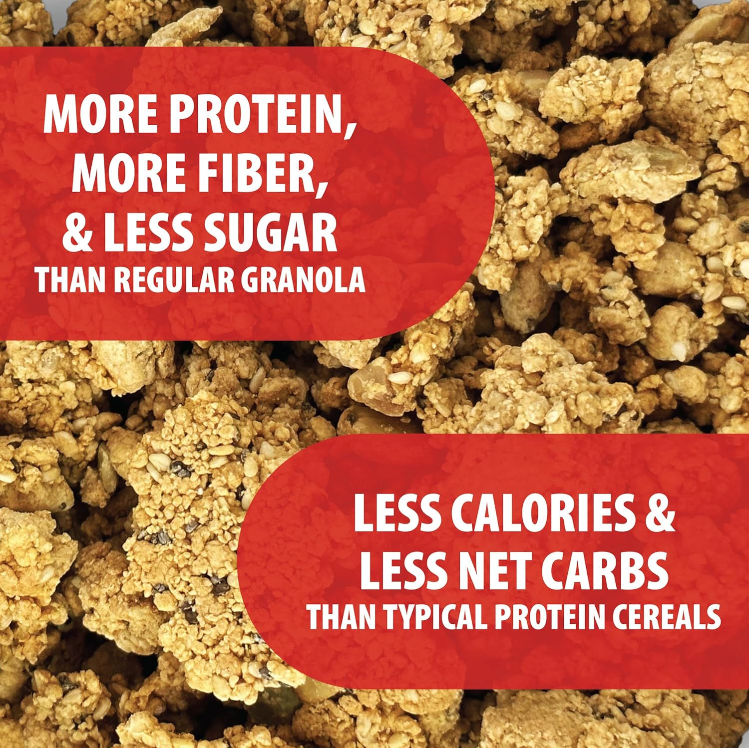 Julian Bakery® Progranola® Cereal | Peanut Butter Cluster | 12G Protein | 2 Net Carbs | Gluten-Free | Grain-Free | 14 Servings