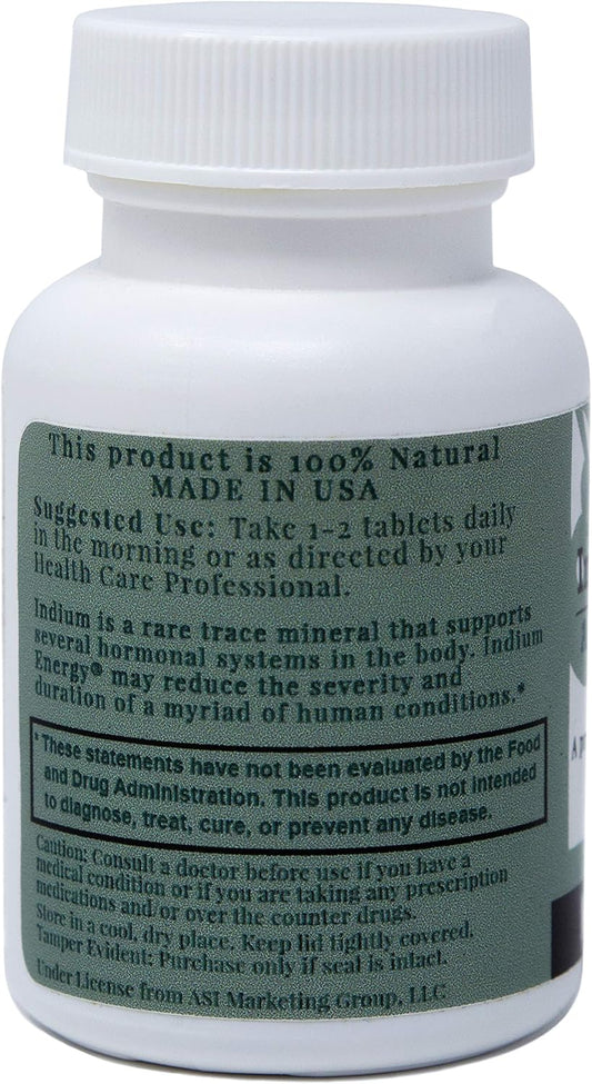 East Park Research - Indium Energy - All Natural Indium Powerful Anti-Aging Support - Helps Increase Energy And Supports Mental Clarity, Sleep, Joints And Overall Sense Of Well-Being - 90 Capsules : Health & Household