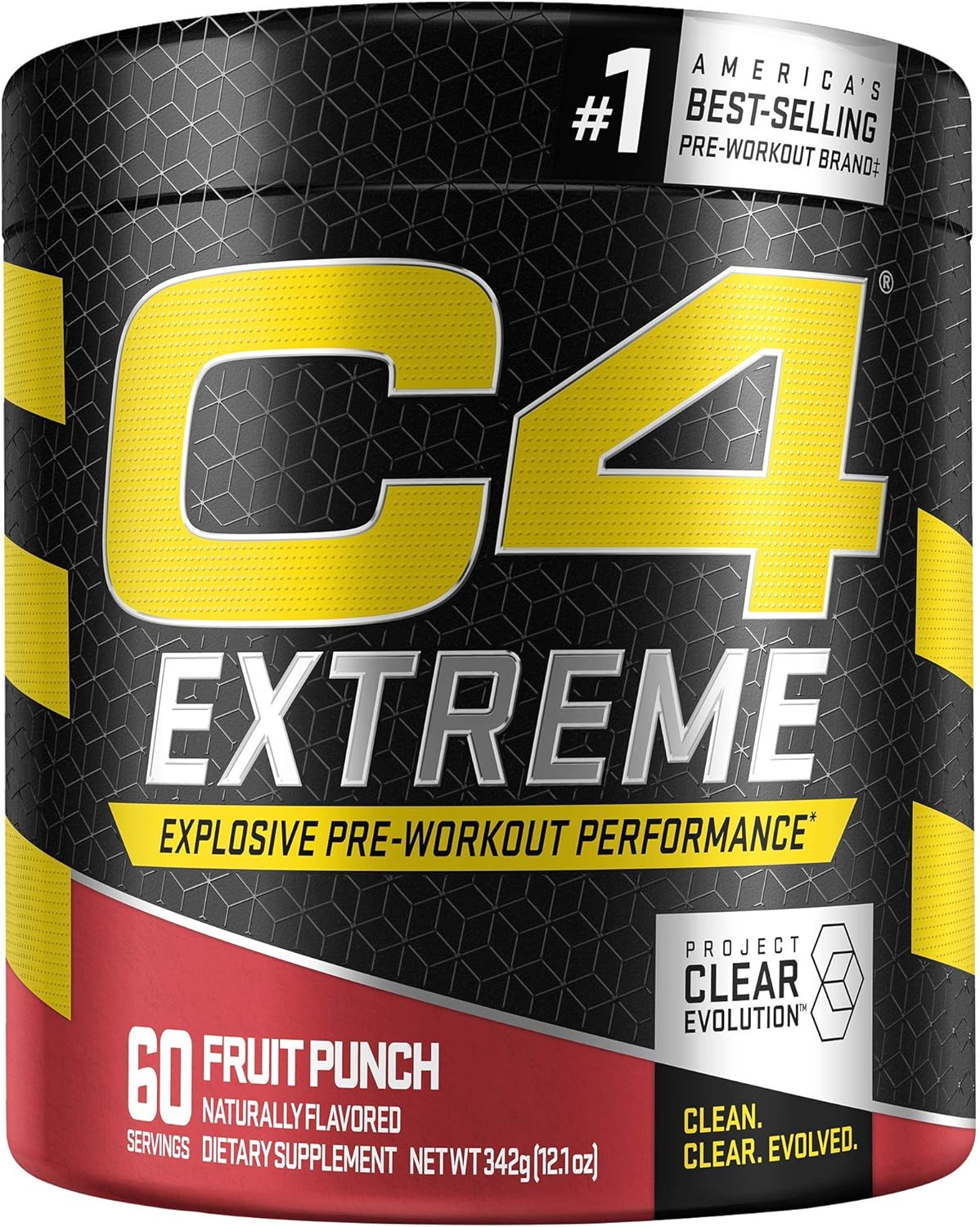 C4 Extreme Pre Workout Powder Icy Blue Razz | Preworkout Energy Supplement For Men & Women | 200Mg Caffeine + Beta Alanine + Creatine | 60 Servings