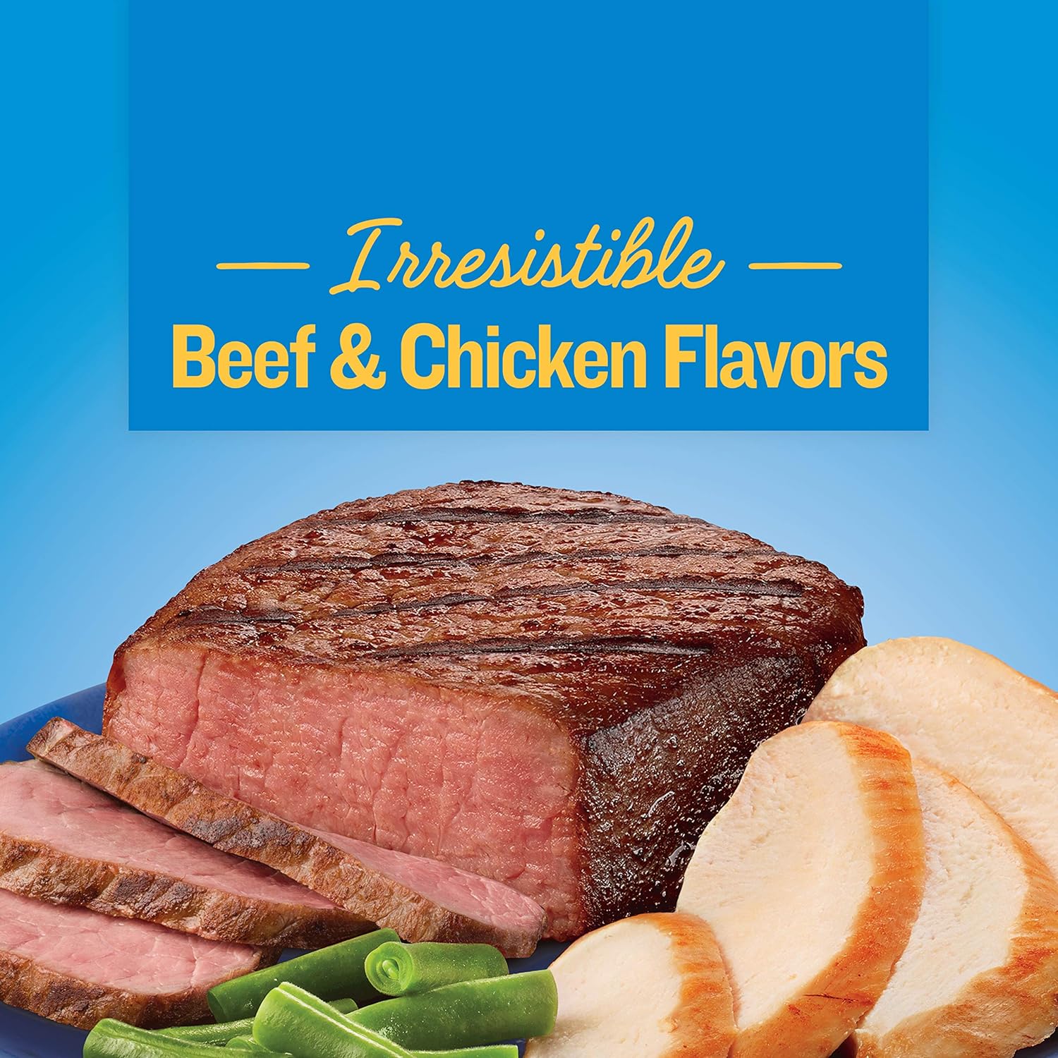 Kibbles 'N Bits Original Savory Beef & Chicken Flavors Dry Dog Food, 3.5 Pound Bag : Pet Supplies