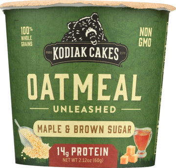 Kodiak Instant Protein Maple & Brown Sugar Oatmeal In A Cup, 2.12 Ounce