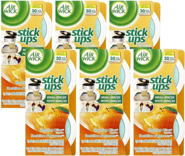 Air Wick Stick Ups Air Freshener, Sparkling Citrus, 2 Count (Pack of 6) : Automotive