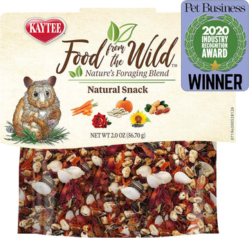 Kaytee Food From The Wild Natural Snack For Pet Hamsters, Gerbils, Rats And Mice, 2 Ounces