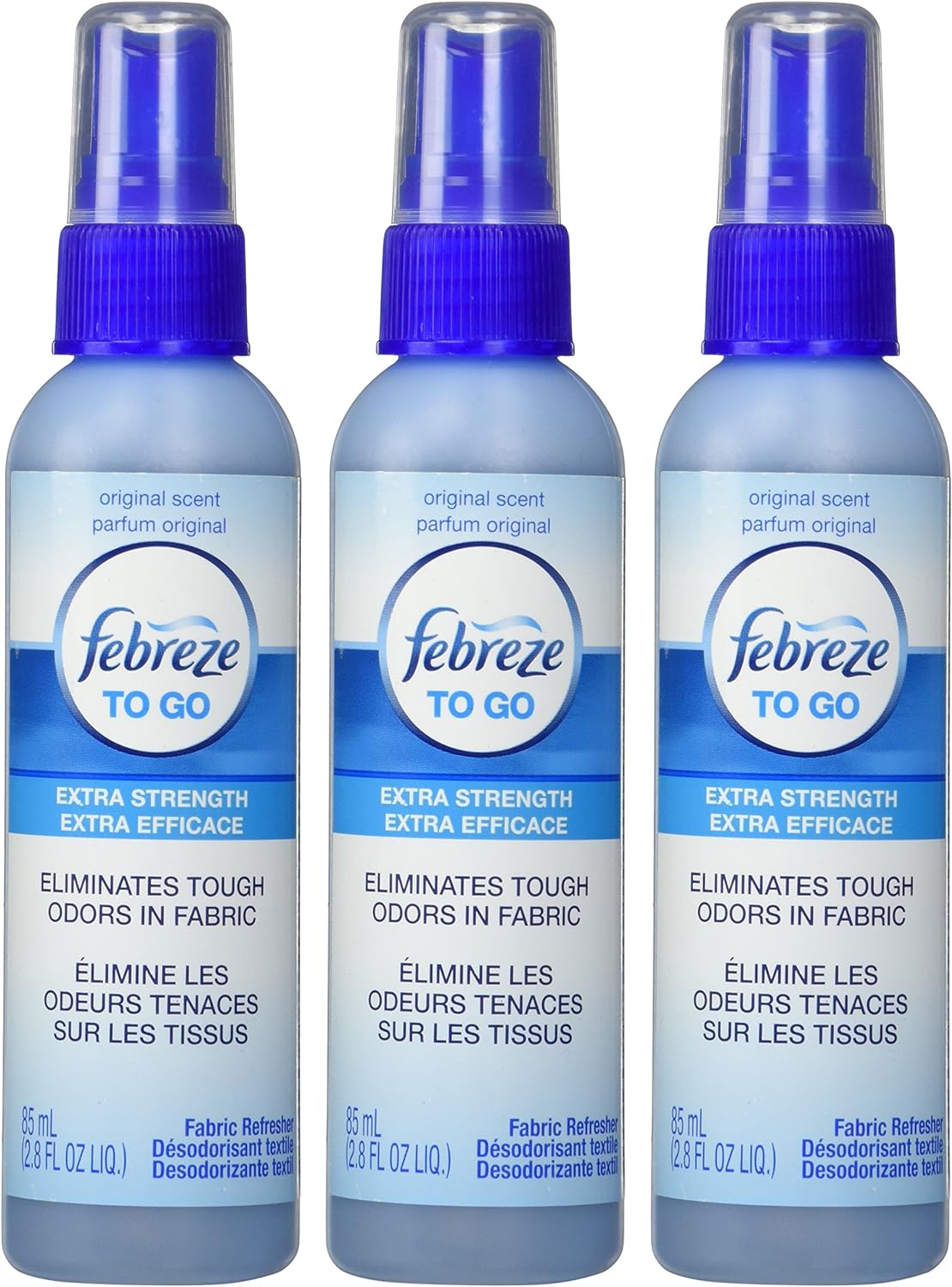 Febreze Fabric Refresher 2.8 oz Travel to-Go Size Febreze Fabric Spray, 3-Pack