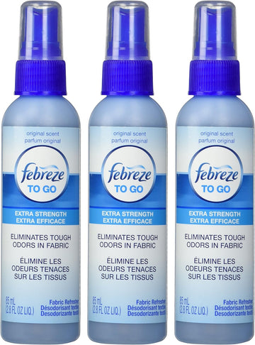 Febreze Fabric Refresher 2.8 oz Travel to-Go Size Febreze Fabric Spray, 3-Pack