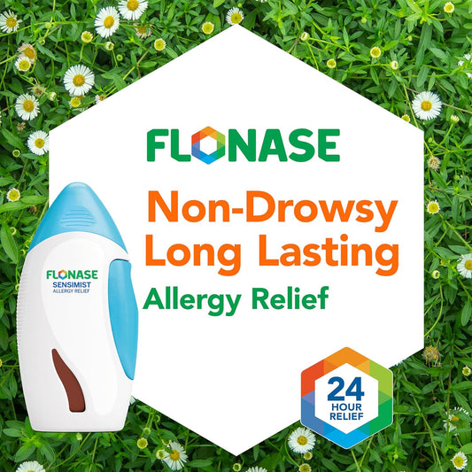 Flonase Sensimist Allergy Relief Nasal Spray For Non-Drowsy, 24-Hour Multi-Symptom Allergy Relief – 120 Sprays