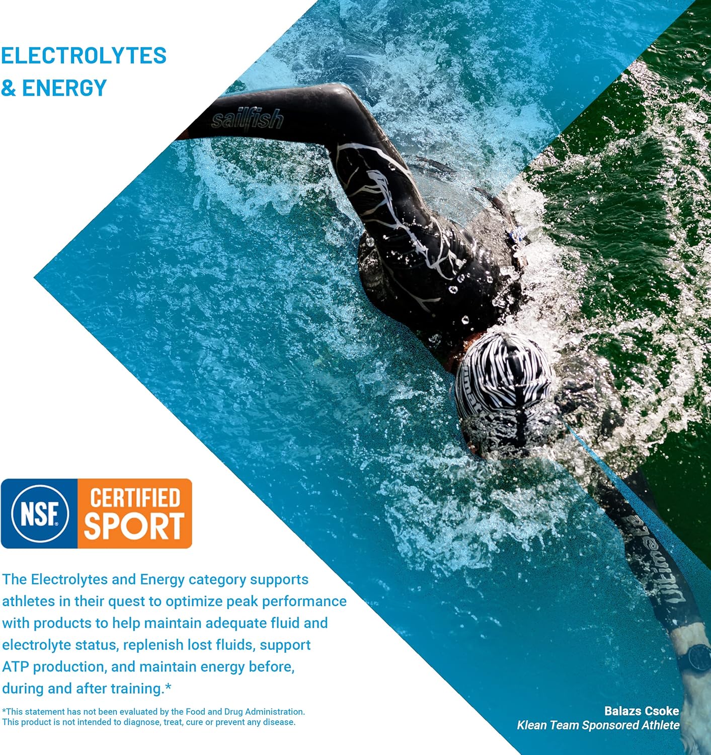 Klean Athlete Klean Hydration | Electrolyte Replacement Formula To Hydrate, Maintain Electrolyte Balance, And Rehydrate During Physical Activity | 10 Sachets | Natural Orange Flavor : Health & Household