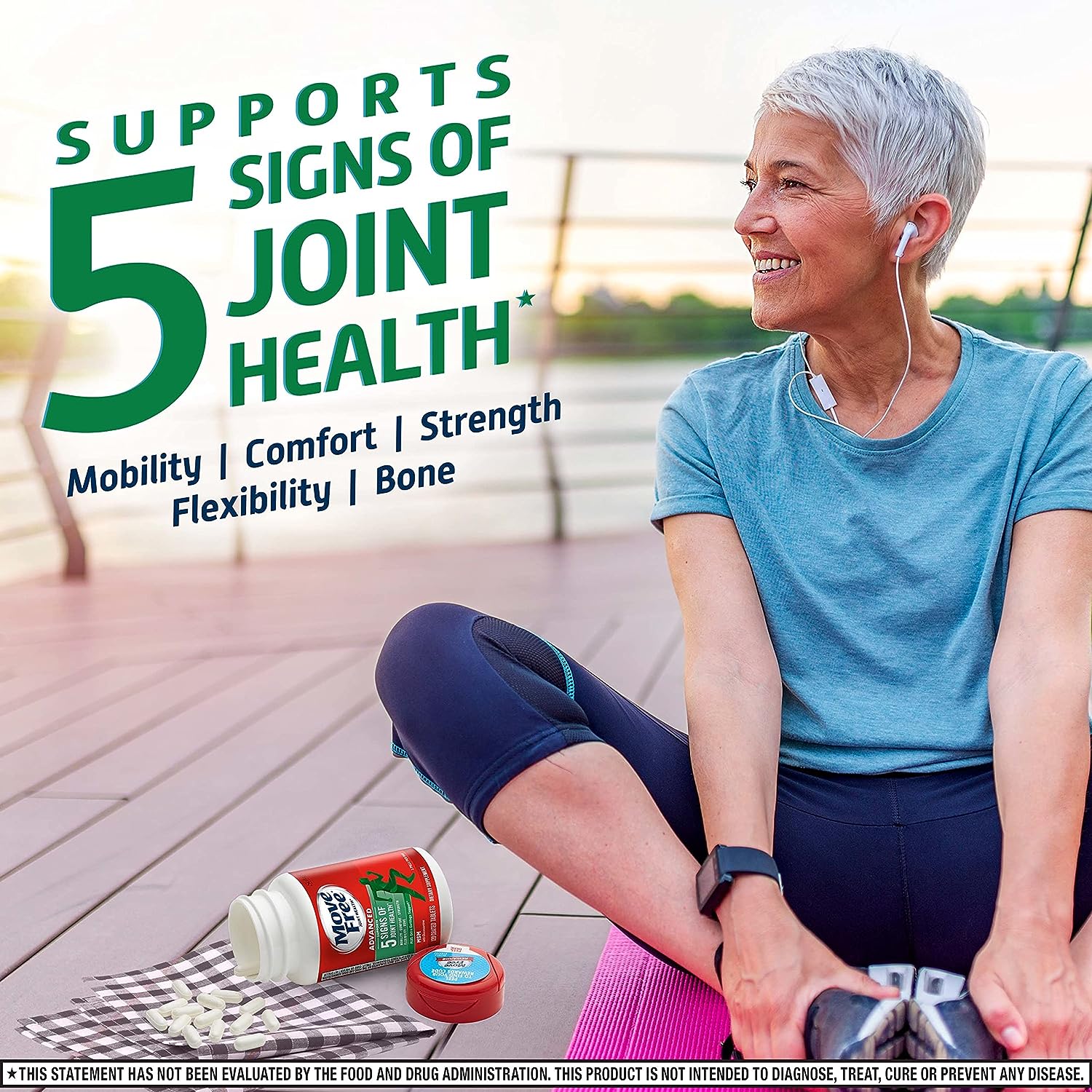 Move Free Advanced Glucosamine Chondroitin MSM Joint Support Supplemen