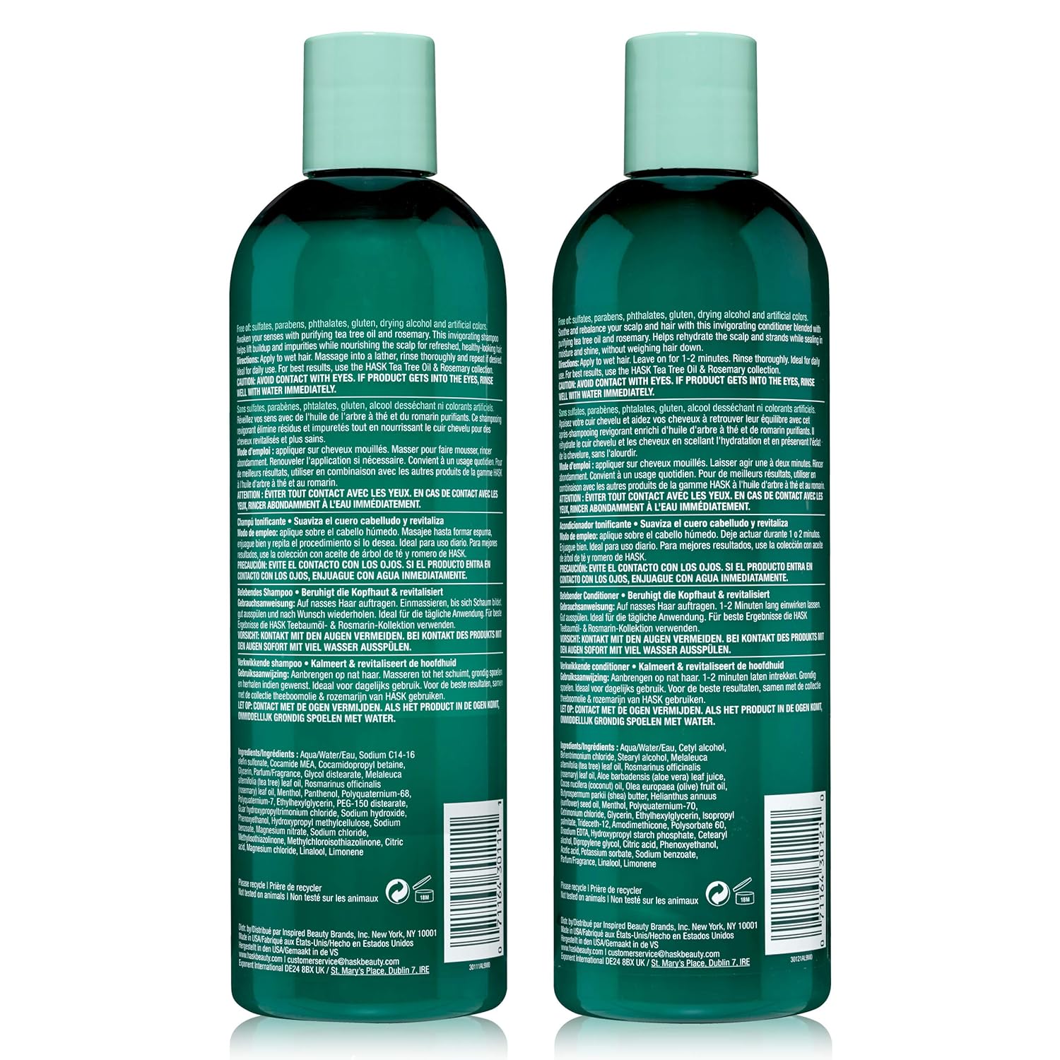 Purifying Hair Set: Tea Tree Shampoo, Conditioner, and Pre-Shampoo Scrub : Beauty & Personal Care