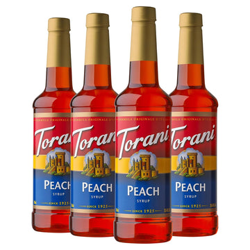 Torani Syrup, Peach, 25.4 Ounces (Pack Of 4)