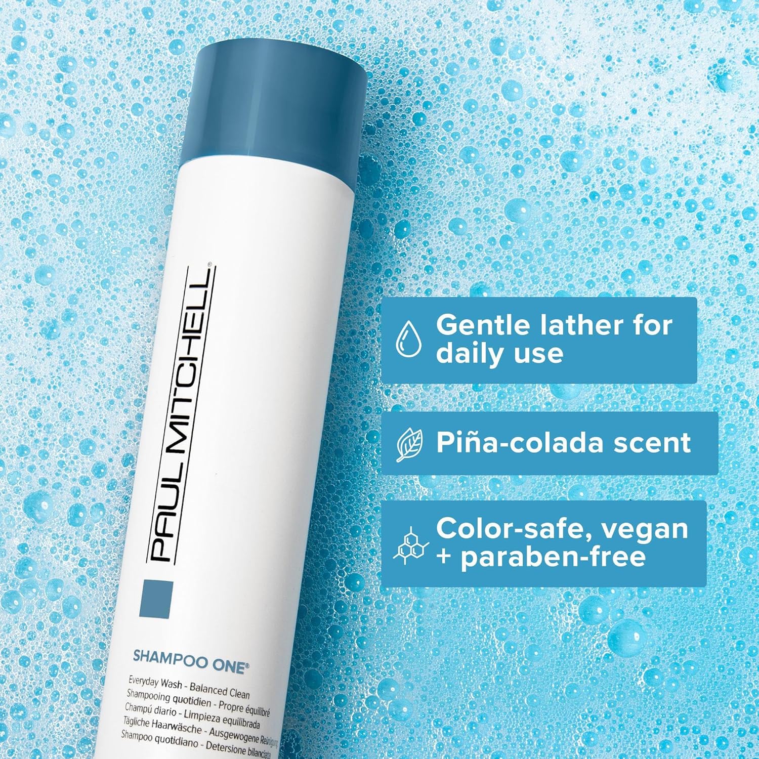 Paul Mitchell Shampoo One, Everyday Wash, Balanced Clean, For All Hair Types, 10.14 fl. oz. : Beauty & Personal Care