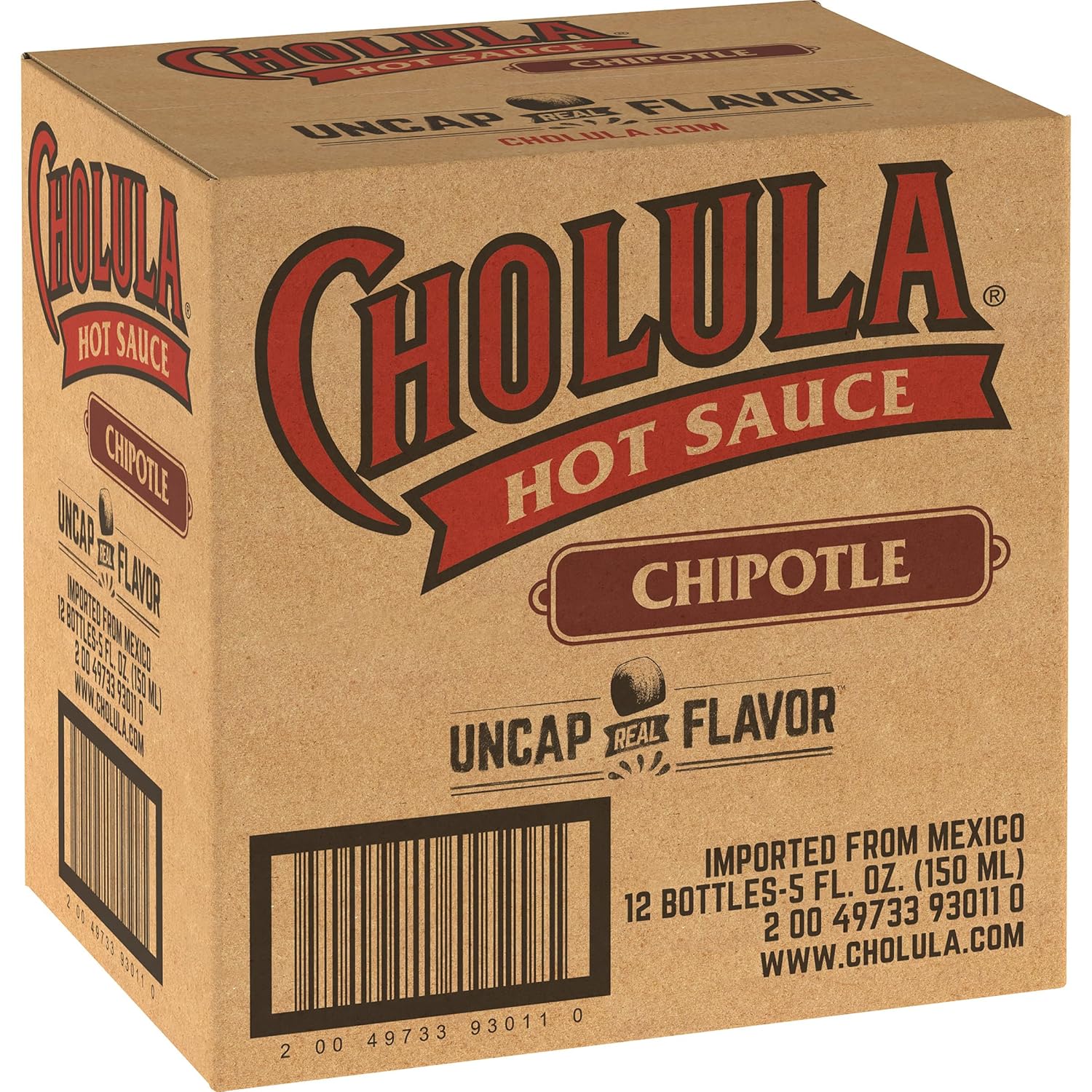 Cholula Chili Lime Hot Sauce, 64 Fl Oz - One 64 Fluid Ounce Bulk Container Of Chili Lime Hot Sauce With Mexican Peppers, Lime And Signature Spice Blend, Perfect For Eggs, Shrimp, And More