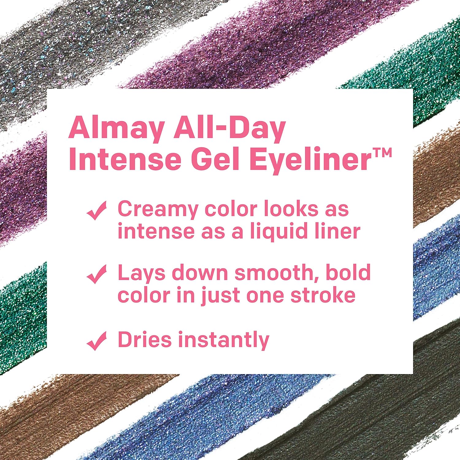 Almay Gel Eyeliner, Waterproof, Fade-Proof Eye Makeup, Easy-To-Sharpen Liner Pencil, 130 Pure Plum, 0.045 Oz : Beauty & Personal Care