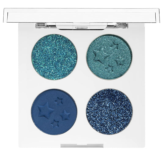 Wet N Wild Eyeshadow Fantasy Makers Fantasy Makers Pigment Palette, Metallic Shimmer Eye Makeup Blue Me Away,1230434