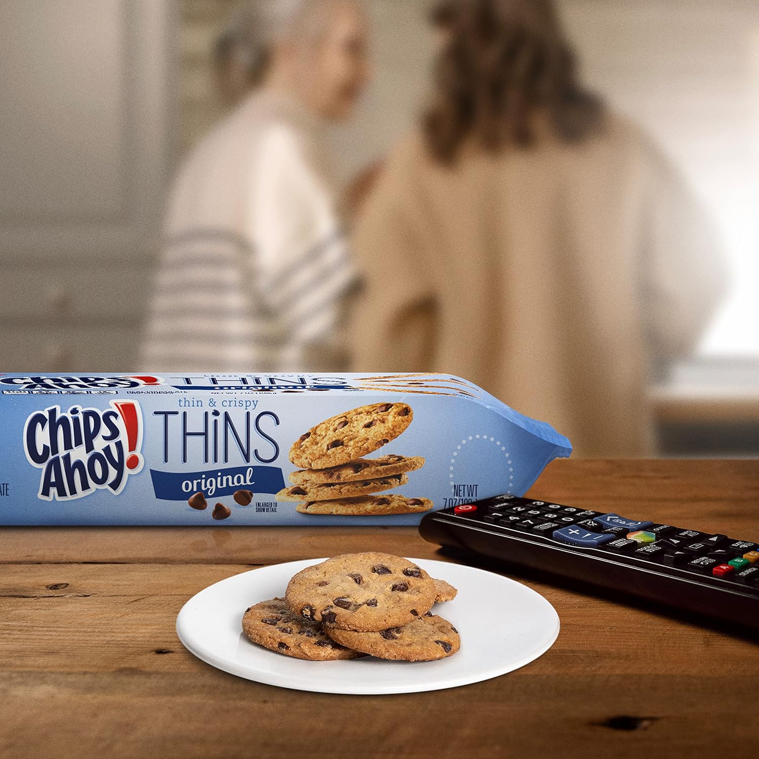 Chips Ahoy! Thins Original Chocolate Chip Cookies, 12 - 7 Oz Packs