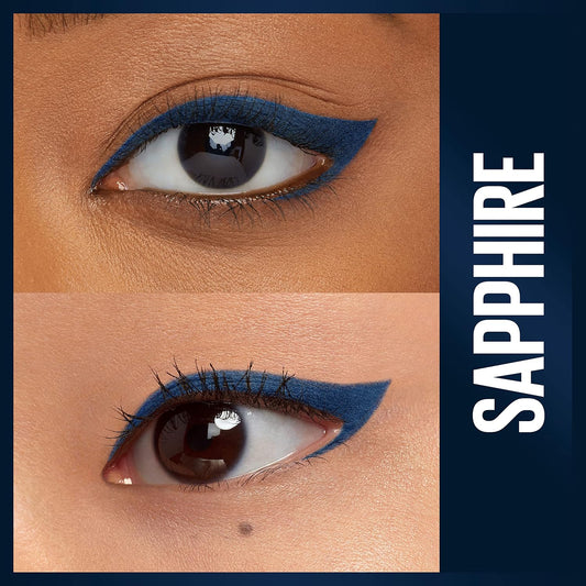 Maybelline Unstoppable Waterproof Mechanical Blue Eyeliner, Sapphire, 1 Count