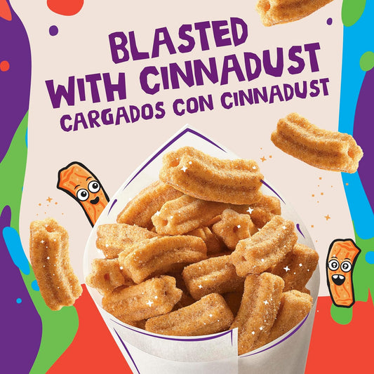 Churros Cinnamon Toast Crunch Breakfast Cereal, 11.9 OZ Cereal Box