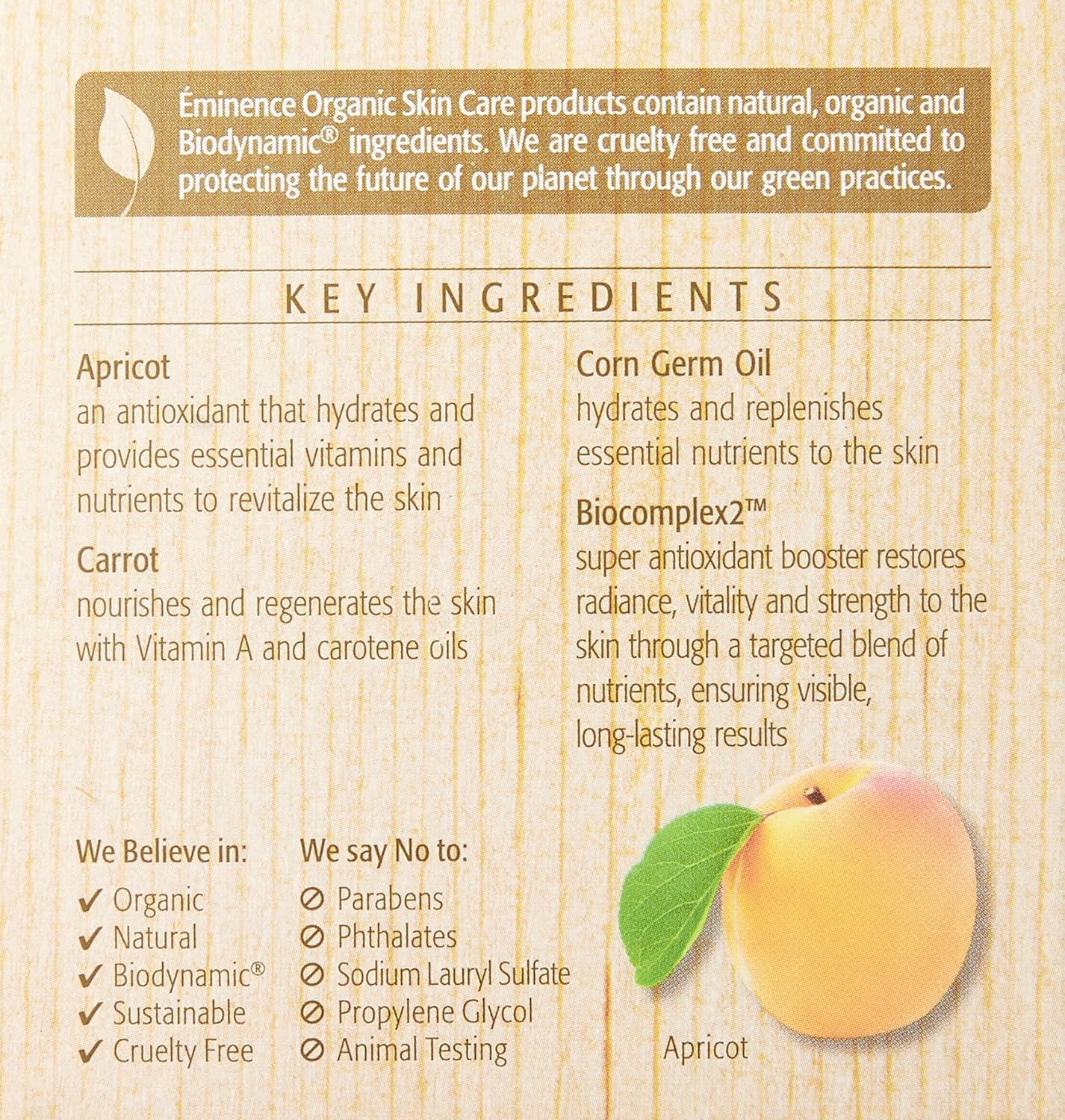 Eminence Apricot Whip Moisturizer - 2 Fl Oz : Beauty & Personal Care