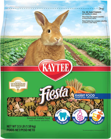 Kaytee Fiesta Rabbit Food 3.5 Lb