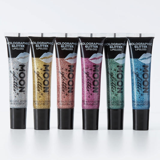 Moon Glitter – Holographic Glitter Lipgloss Lip Gloss - 15Ml (Set Of 6)