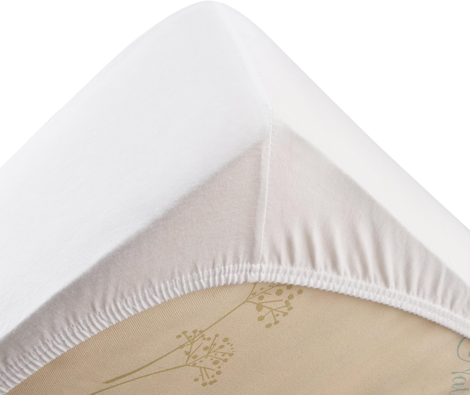 Natemia Waterproof Baby Crib Mattress Protector, Ultra-Soft 100% Cotton-Top Fitted Mattress Pad, 52”X28”