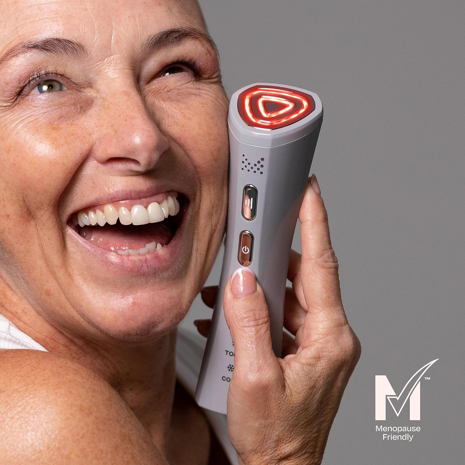 MAGNITONE FaceRocket 5-in-1 Facial Firming + Toning Device - Radiofrequency, Microcurrent, LED Light Therapy, Cryotherapy, Sonic Massage, Face Massager, Anti Ageing, Skin Rejuvenation, Wrinkle Remover : Amazon.co.uk: Beauty