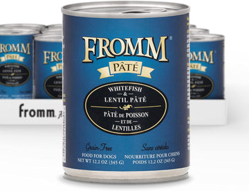 Fromm Whitefish & Lentil Pate Dog Food - Premium Wet Dog Food - Whitefish Recipe - Case Of 12 Cans