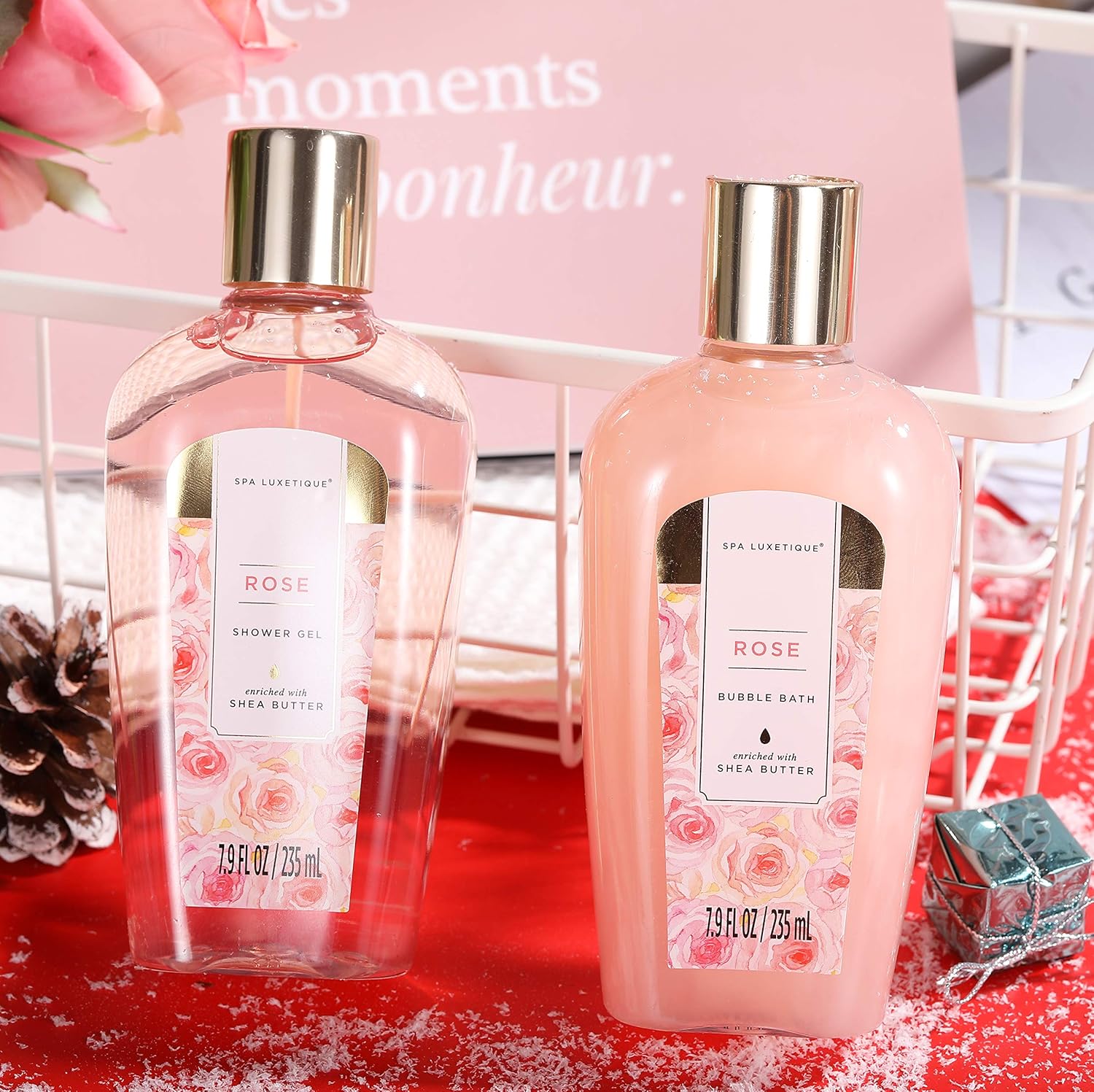 Spa Luxetique Bath Gift Sets For Women Lavender Body Care Baskets - 10 Pcs Relaxing Holiday Birthday Mothers Day Gifts For Her : Beauty & Personal Care