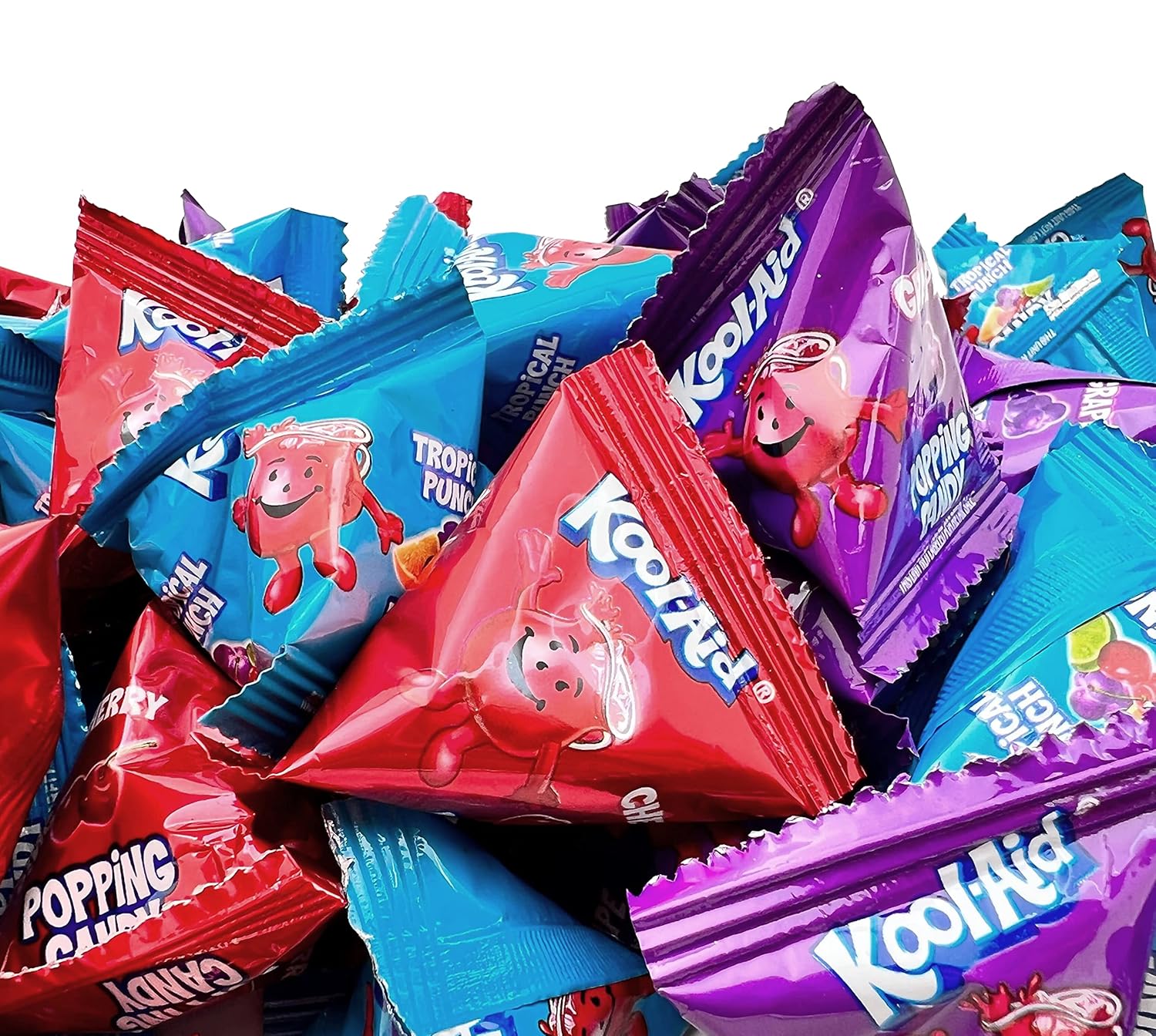 Funtasty Kool-Aid Popping Candy Assorted Fruit Flavors, 40 Count Bag