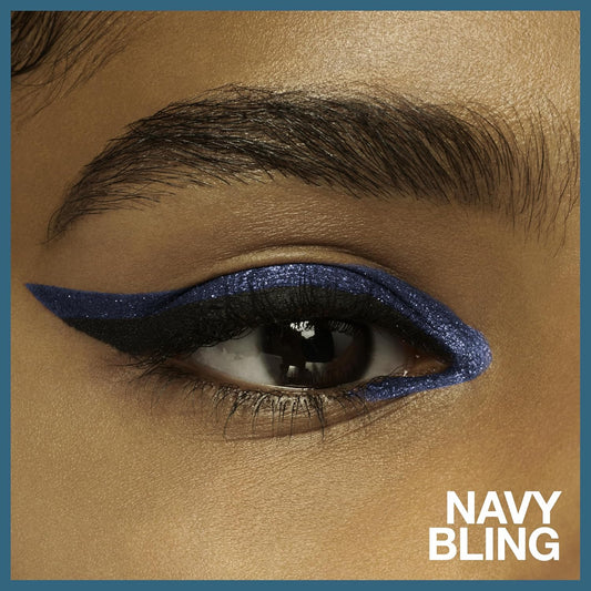 Maybelline Tattoo Studio Sharpenable Eyeliner Pencil, 36 Hour Wear, Waterproof, Navy Bling, 1 Count