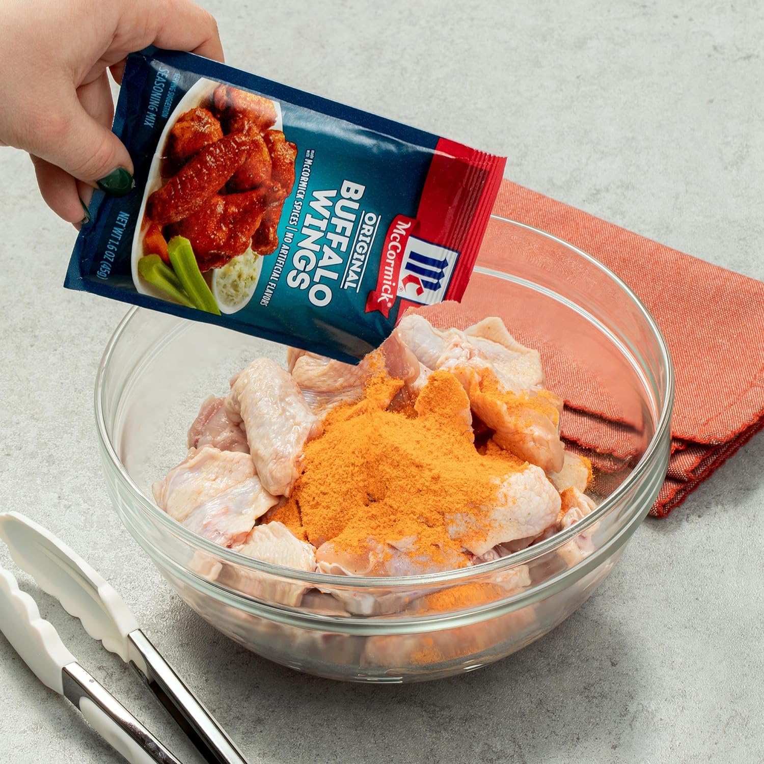 McCormick Original Buffalo Wings Seasoning Mix, 1.6 oz : Everything Else