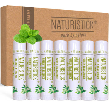 Naturistick Spf 30 Vegan Lip Balm – Mineral Sunscreen With Zinc Oxide | Broad Spectrum Uva/Uvb | 100% Natural, Coral-Friendly Formula | 5-Pk Raspberry, Coconut, Cherry, Citrus, Spearmint | Made In Usa