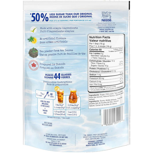 Nestea Lemon Iced Tea Mix, 715G/25.2 Oz., Pouch (Imported From Canada)