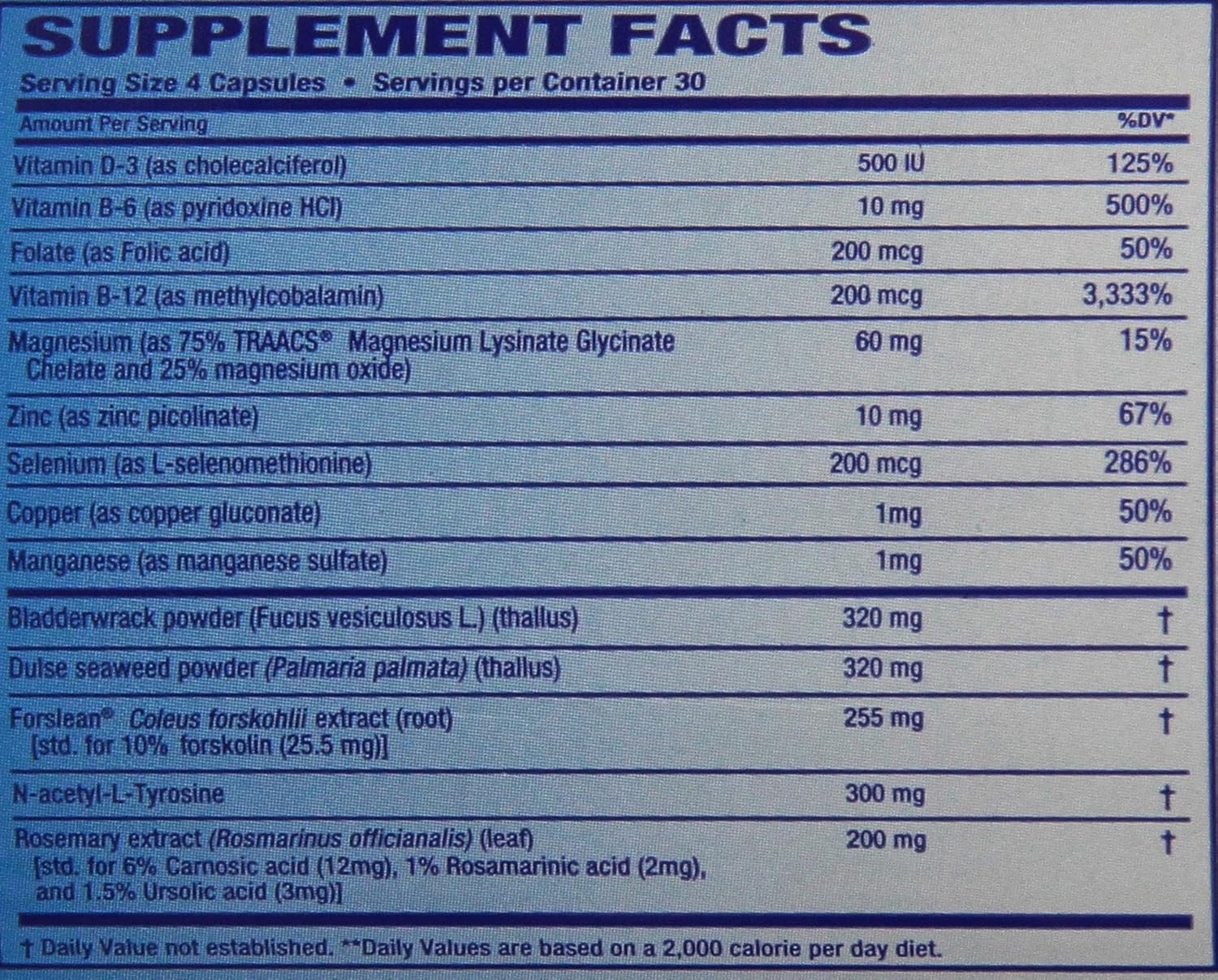 Dr. Venessa'S Formulas Thyroid Balance Capsules, 120 Count : Health & Household