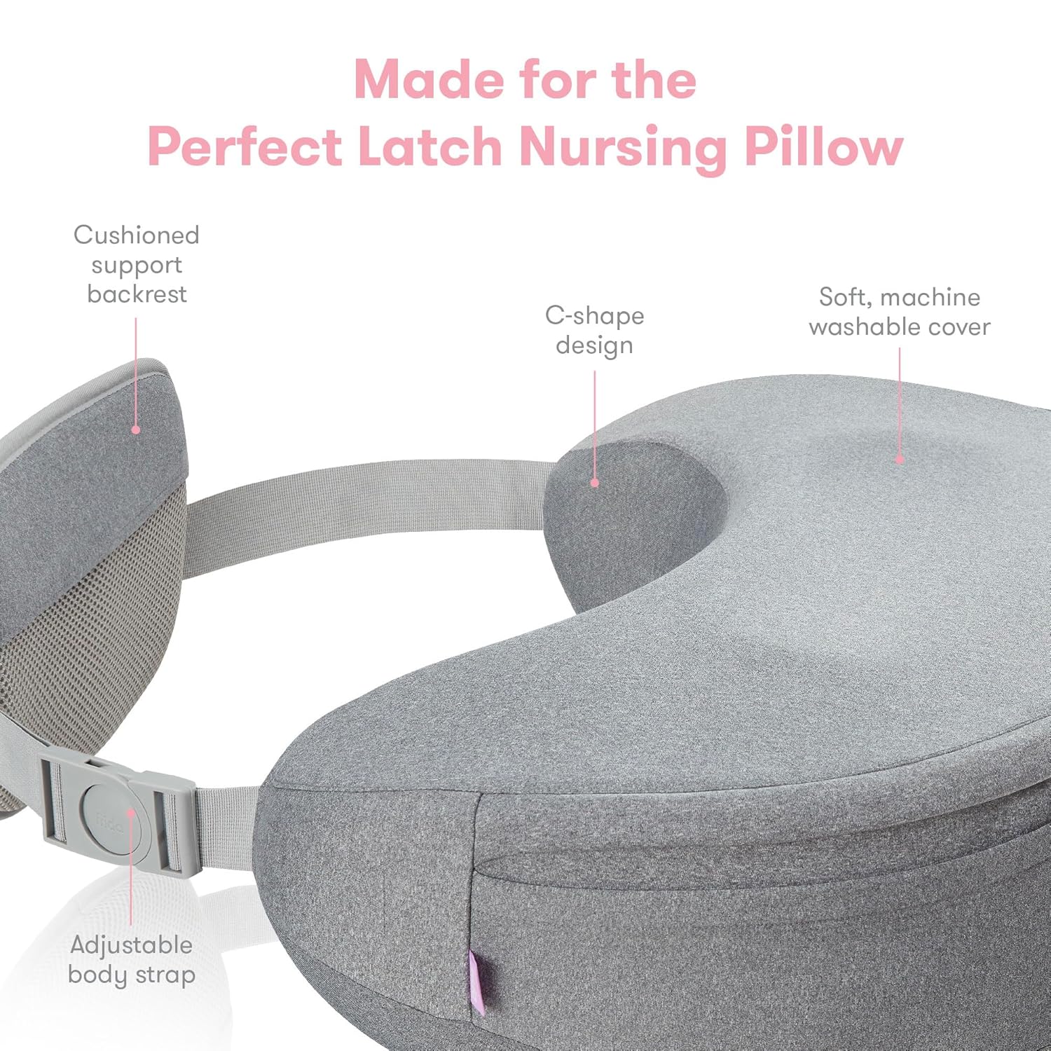 Frida Mom Nursing Pillow Back + Belly Warmers | Reusable Click-to-Heat Relief in an Instant for Back + Belly | 1 set - 2 heat packs : Baby