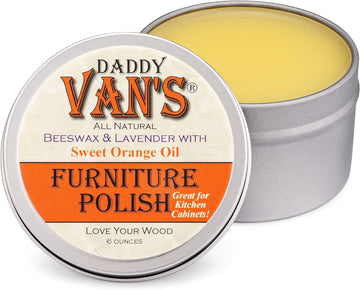 Daddy Van's All Natural Lavender & Sweet Orange Oil Beeswax Furniture Polish