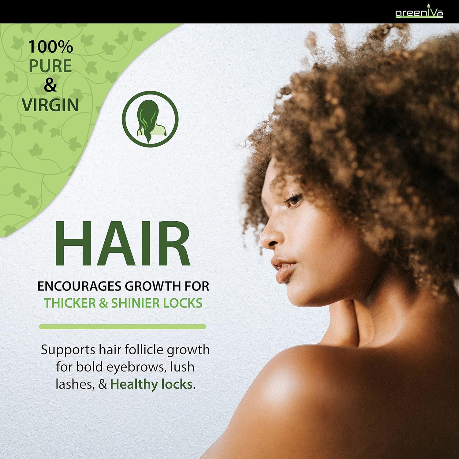 Greenive - 100% Pure Castor Oil Glass - Cold Pressed - Hexane Free - Exclusively On Amazon (16 Ounce) : Beauty & Personal Care