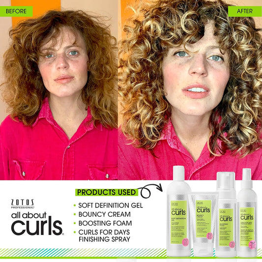 All About Curls Boosting Foam | Lightweight Definition Hold | Volumizing Extra Fullness & Body | All Curly Hair Types