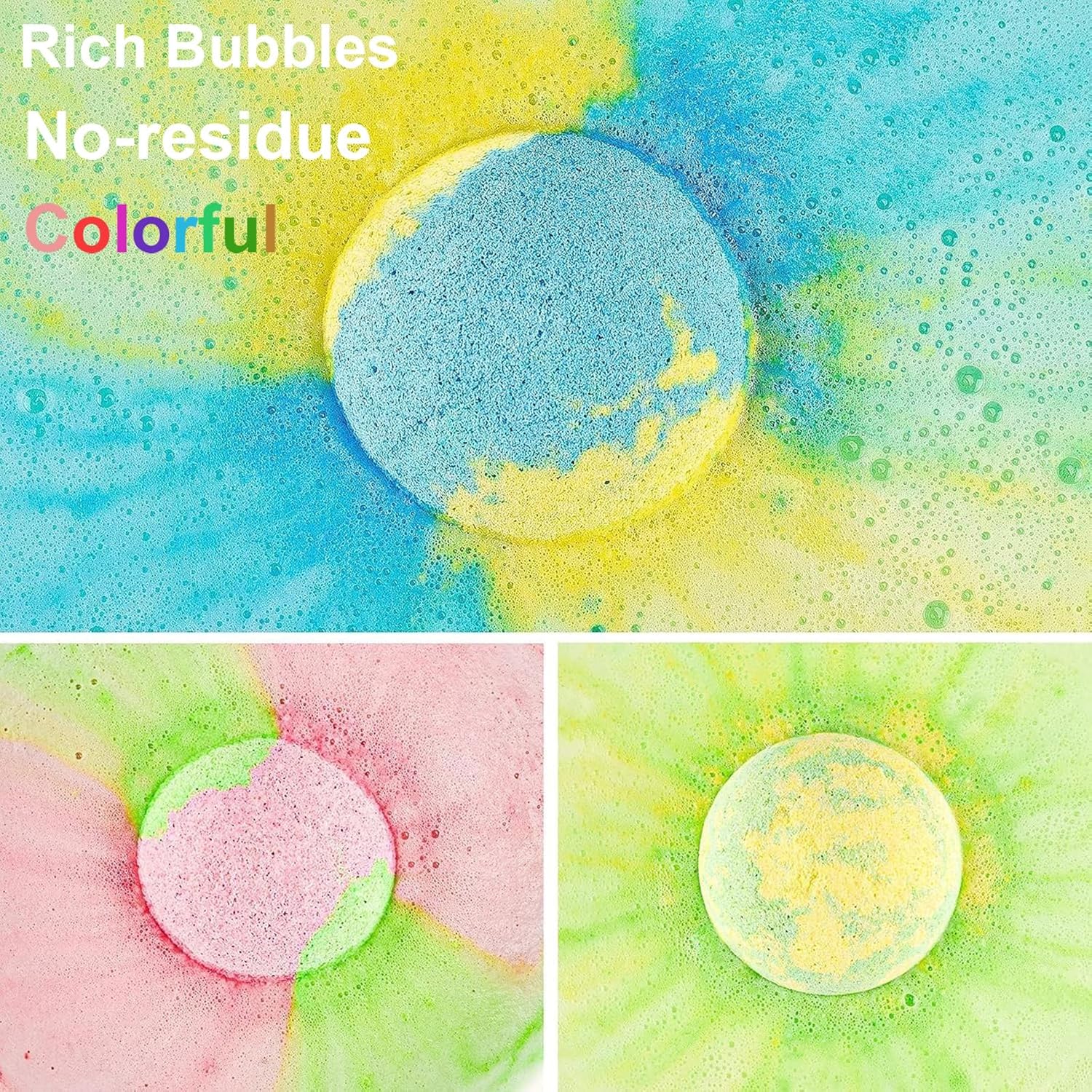 Duaiu 14Pcs Gift Set: Organic Bath Bombs With Natural Essential Oils - Relaxing Bath Gift Set For Women, Kids, Her, Him, Wife, Girlfriend, Mother, Dad : Beauty & Personal Care