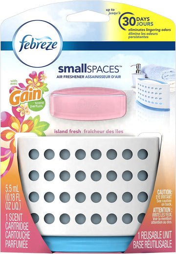 Febreze Small Spaces with Gain Island Fresh Starter Kit Air Freshener, 5.5 ml