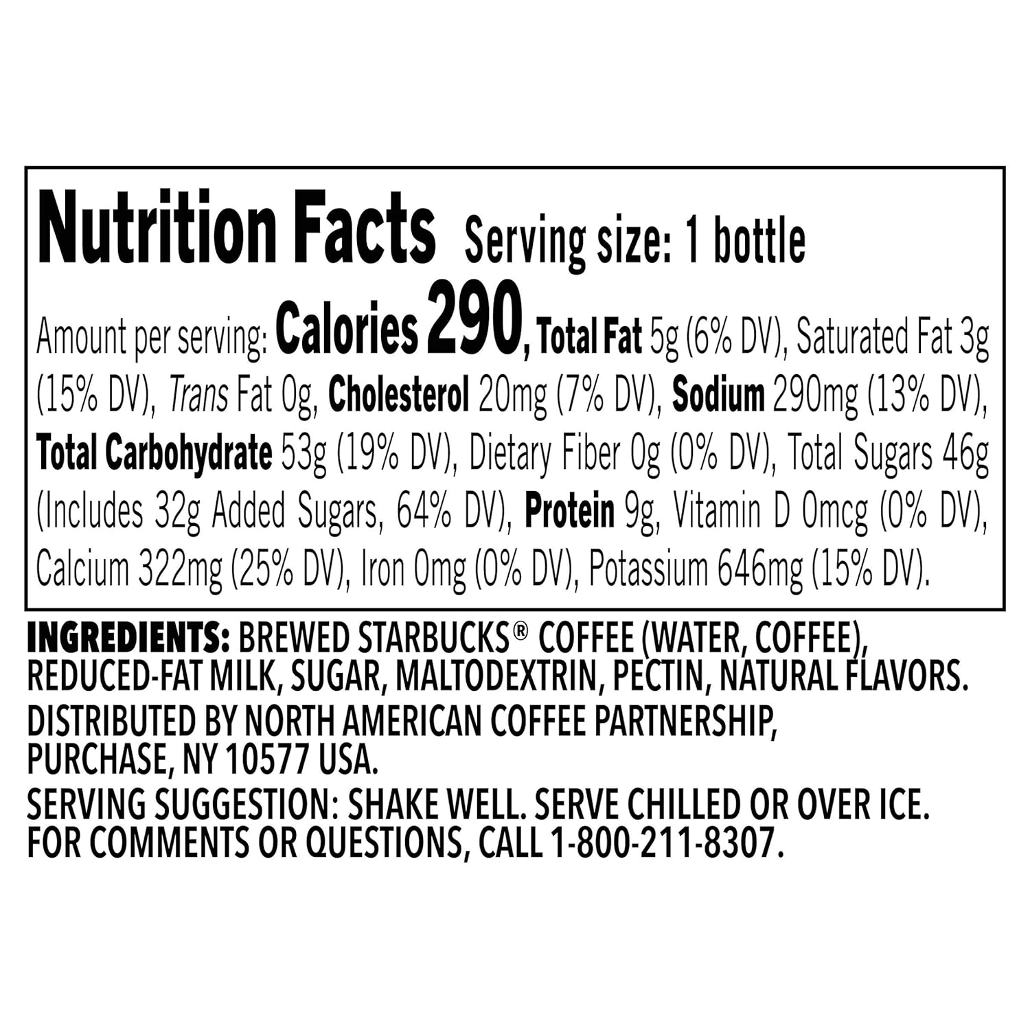 Starbucks Frappuccino Coffee Drink, Vanilla, 13.7 Fl Oz (Pack Of 12)