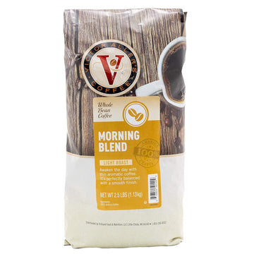 Victor Allen'S Coffee Morning Blend, Light Roast, Whole Bean Coffee, 2.5Lb Bag