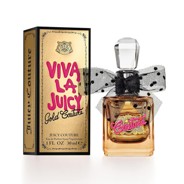 Juicy Couture Viva La Juicy Gold Eau De Parfum, Women'S Perfume With Notes Of Luscious Berry, Jasmine Sambac & Vanilla Cream - Fruity & Sweet, Edp Spray